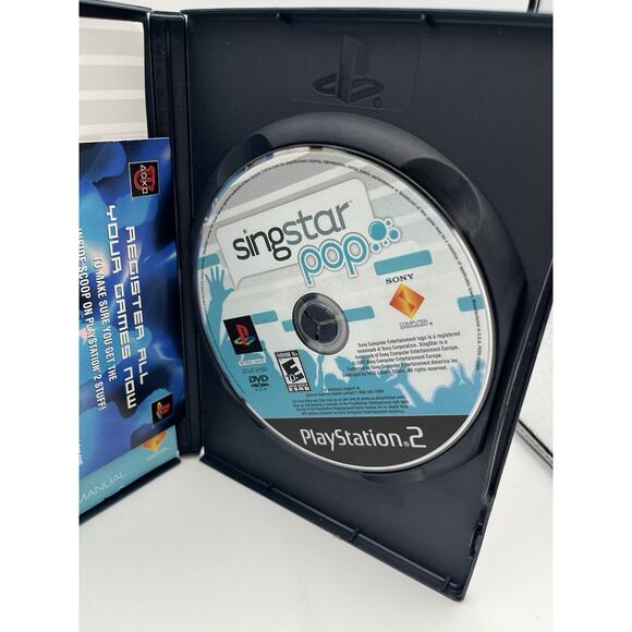 SingStar: Pop (PS2 PlayStation 2, 2007) Complete Tested - Picture 7 of 8